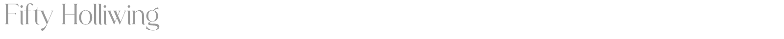 Fifty Holliwing font preview